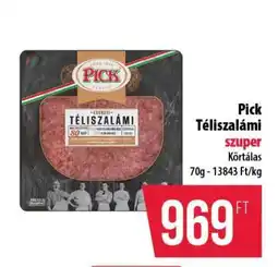Coop PICK Téliszalámi ajánlat