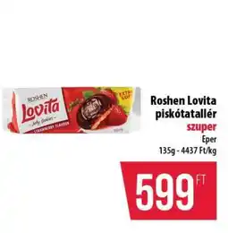 Coop Roshen Lovita piskótatallér ajánlat