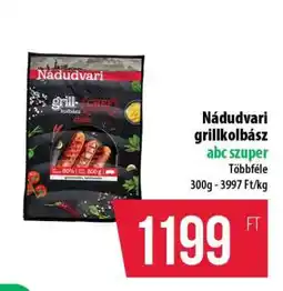 Coop Nádudvari grillkolbász ajánlat
