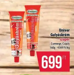 Coop UNIVER Gulyáskrém ajánlat