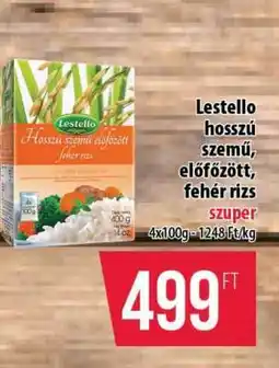 Coop Lestello hosszú szemű, előfőzött, fehér rizs ajánlat