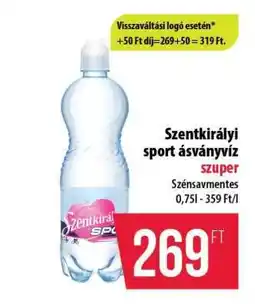 Coop Szentkirályi sport ásványvíz ajánlat