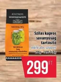 Coop Szilas kapros savanyúság tartósító ajánlat