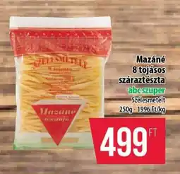 Coop Mazané 8 tojásos száraztészta ajánlat