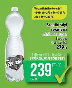 Coop SZENTKIRÁLYI Ásványvíz ajánlat