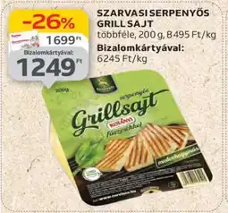 Auchan SZARVASI SERPENYŐS GRILL SAJT ajánlat