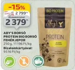 Auchan Aby's Borsó Protein Bio Borsó Fehérjepor ajánlat