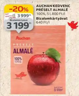Auchan AUCHAN KEDVENC PRÉSELT ALMALÉ ajánlat