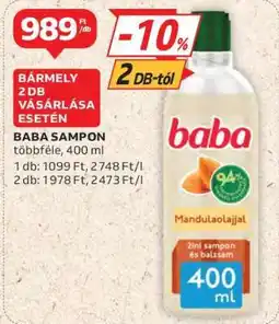 Auchan Baba sampon ajánlat