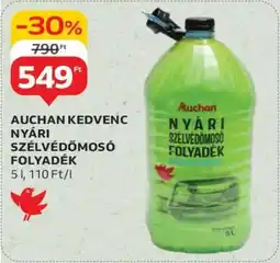 Auchan AUCHAN KEDVENC NYÁRI SZÉLVÉDŐMOSÓ FOLYADÉK ajánlat