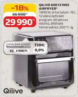 Auchan QILIVE 600131905 AIRFRYER ajánlat
