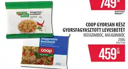 Coop Coop Gyorsan kész gyorsfagyasztott ajánlat