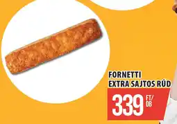 Coop Fornetti extra sajtos rúd ajánlat