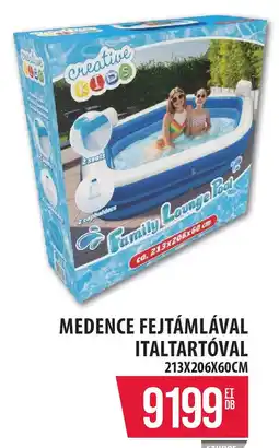 Coop Medence Fejtámlával italtartóval ajánlat