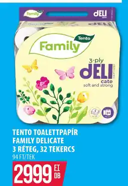 Coop Tento Toalettpapír family delicate ajánlat