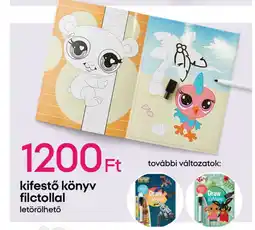Pepco Kifestő könyv filctollal ajánlat