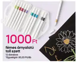 Pepco Fémes árnyalatú toll szett ajánlat