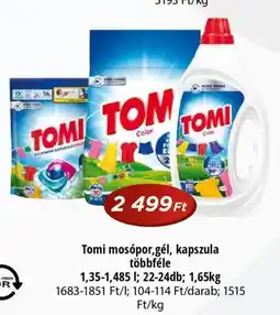 Real Tomi mosópor,gél, kapszula ajánlat