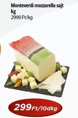 Real Monteverdi mozzarella sajt ajánlat