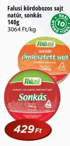Real Falusi kördobozos sajt natúr, sonkás ajánlat