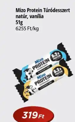 Real Mizo Protein Túródesszert natúr, vanília ajánlat