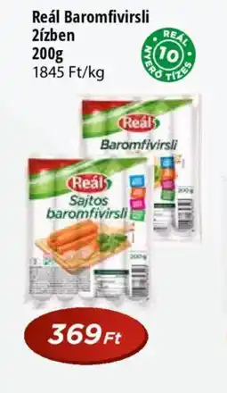 Real Reál Baromfivirsli 2ízben ajánlat