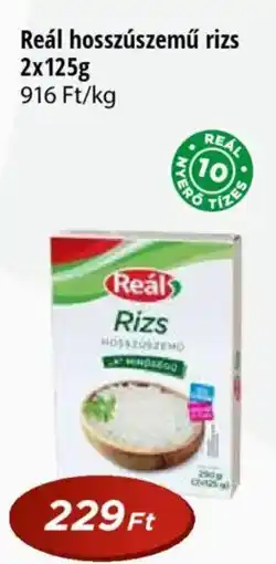 Real Reál hosszúszemű rizs ajánlat