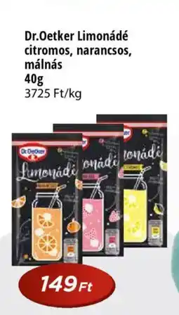 Real Dr.Oetker Limonádé citromos, narancsos, málnás ajánlat