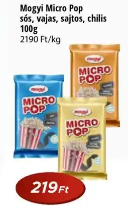 Real Mogyi Micro Pop sós, vajas, sajtos, chilis ajánlat