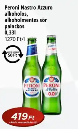 Peroni Nastro Azzuro alkoholos, alkoholmentes