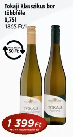 Real Tokaji Klasszikus bor ajánlat