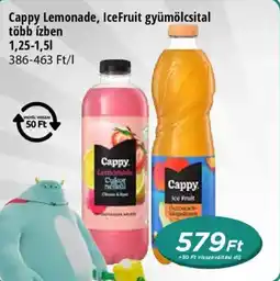 Real Cappy Lemonade, IceFruit gyümölcsital több ajánlat