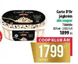 Coop Carte D'Or jégkrém ajánlat
