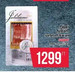 Coop Pápai füstölt, szeletelt bacon ajánlat