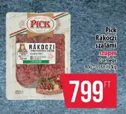 Coop Pick Rákóczi szalámi ajánlat