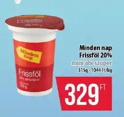 Coop Minden nap Frissföl 20% ajánlat