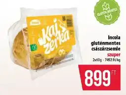 Coop Incola gluténmentes császárzsemle ajánlat