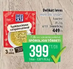 Coop Delikát leves ajánlat