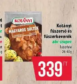Coop Kotányi fűszersó és fűszerkeverék ajánlat
