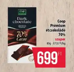 Coop Coop Prémium étcsokoládé ajánlat