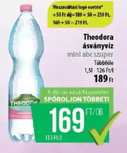 Coop Theodora ásványvíz ajánlat