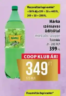 Coop Márka szénsavas üdítőital ajánlat
