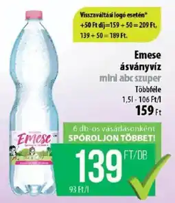 Coop Emese ásványvíz ajánlat