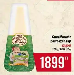 Coop Gran Moravia Parmezán sajt ajánlat