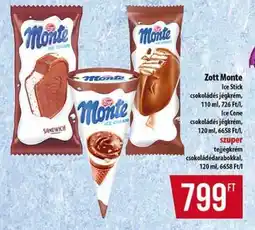 Coop Zott Monte Ice Cream ajánlat