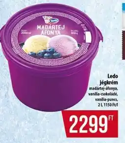Coop Ledo jégkrém ajánlat