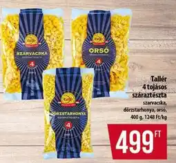 Coop Tallér 4 tojásos száraztészta ajánlat