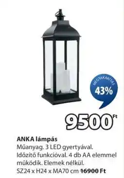 JYSK ANKA lámpás ajánlat