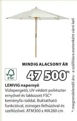 JYSK LEMVIG napernyő ajánlat
