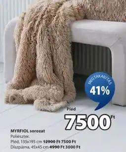 JYSK MYRFIOL sorozat Pléd ajánlat